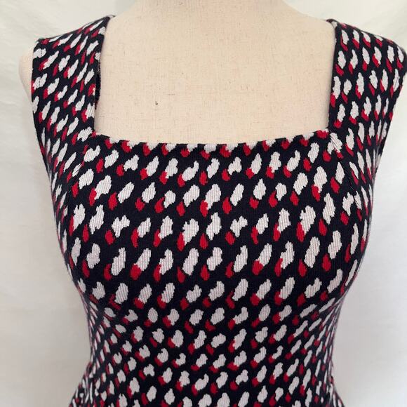 Eri Ali Effie Peplum Knit Womens Top Sz XS Retro Mod Cottagecore Anthropologie - Picture 4 of 14